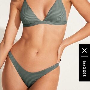 Vitamin A Sea Green EcoRib Bikini Set
